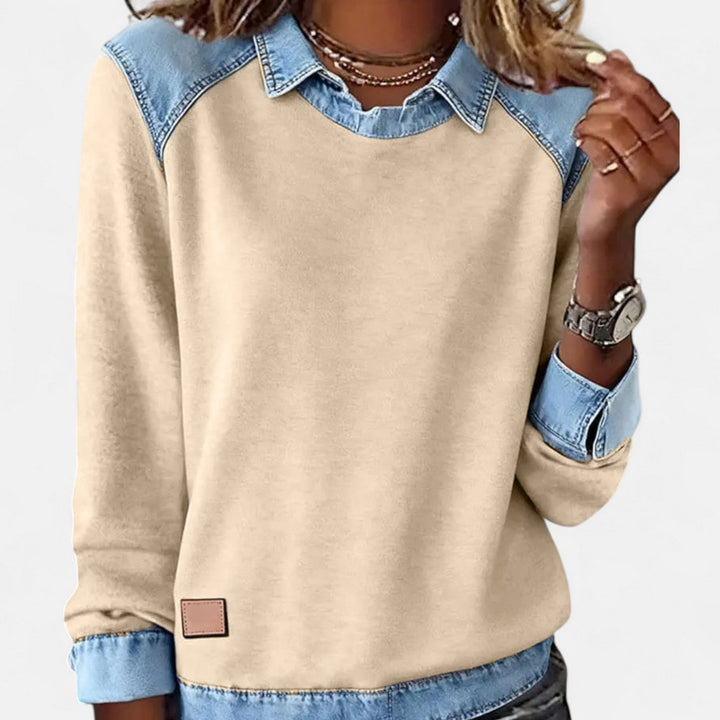 Blouse tendance à manches longues