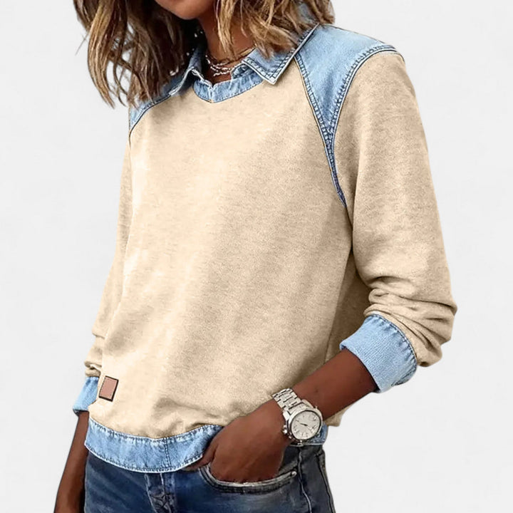 Blouse tendance à manches longues