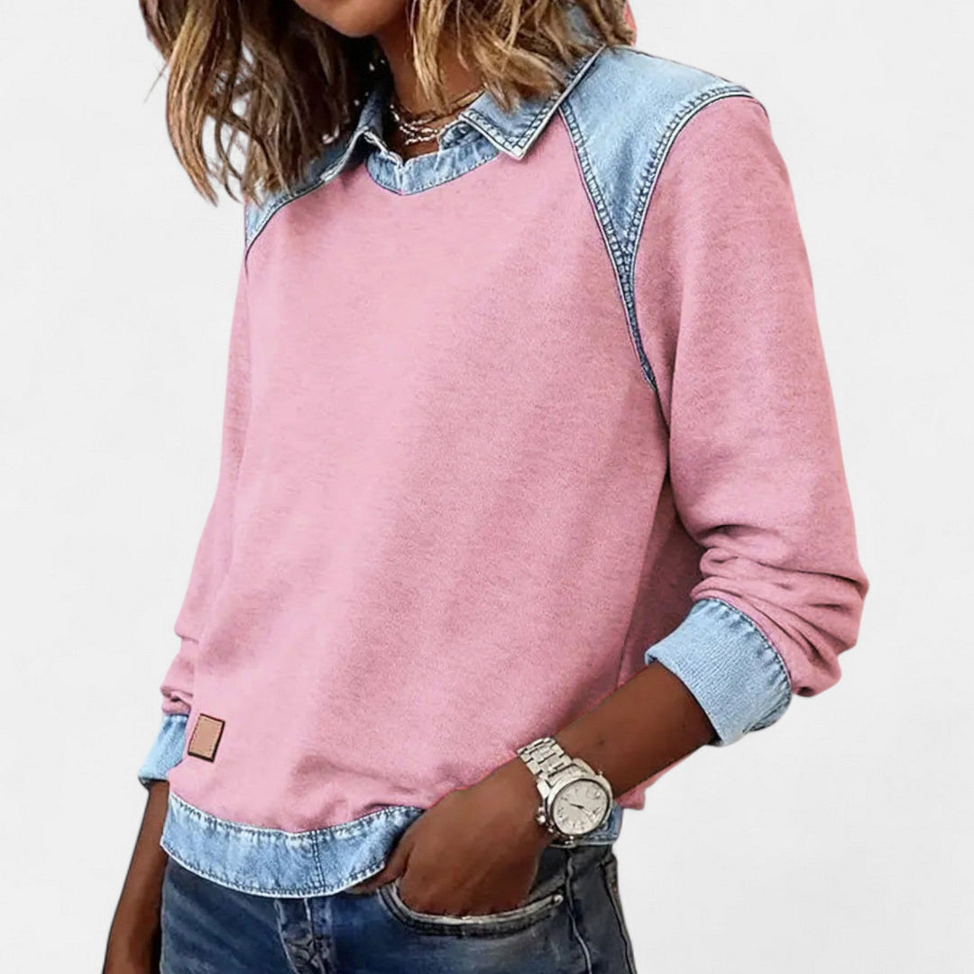 Blouse tendance à manches longues