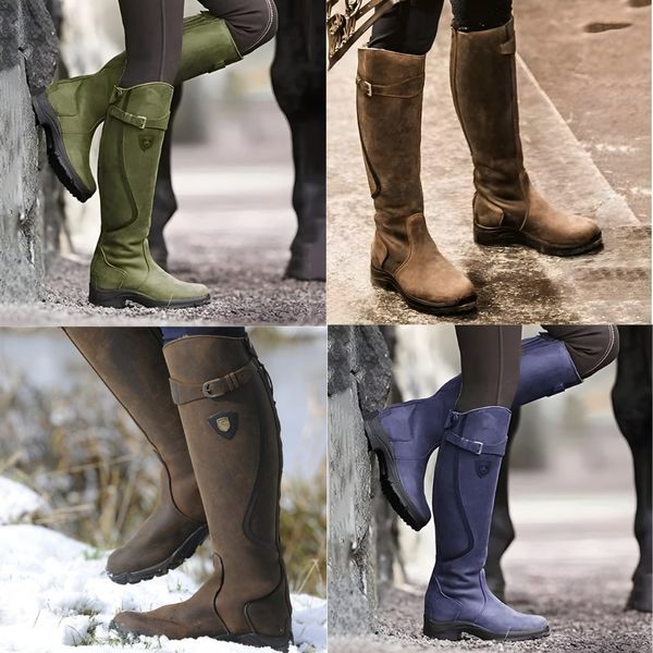 Bottes de Support en Cuir Premium