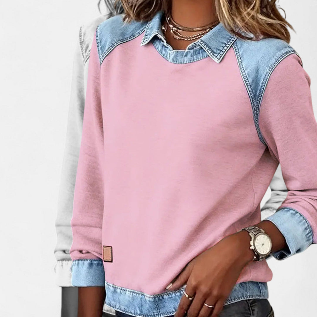 Blouse tendance à manches longues