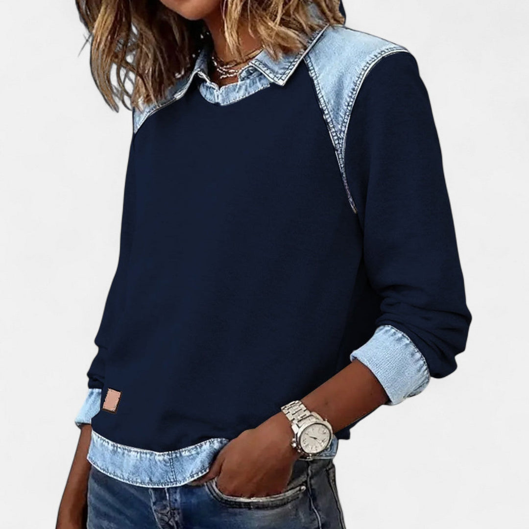 Blouse tendance à manches longues