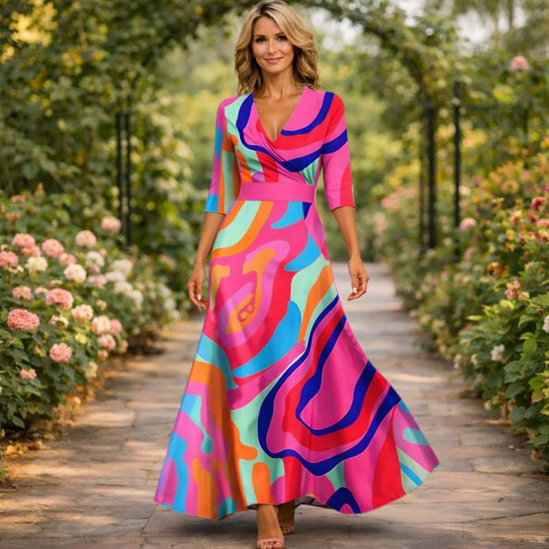 Lillian - Robe maxi fluide