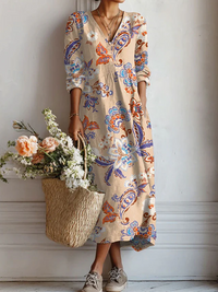 Raven - Robe confortable effet ventre plat