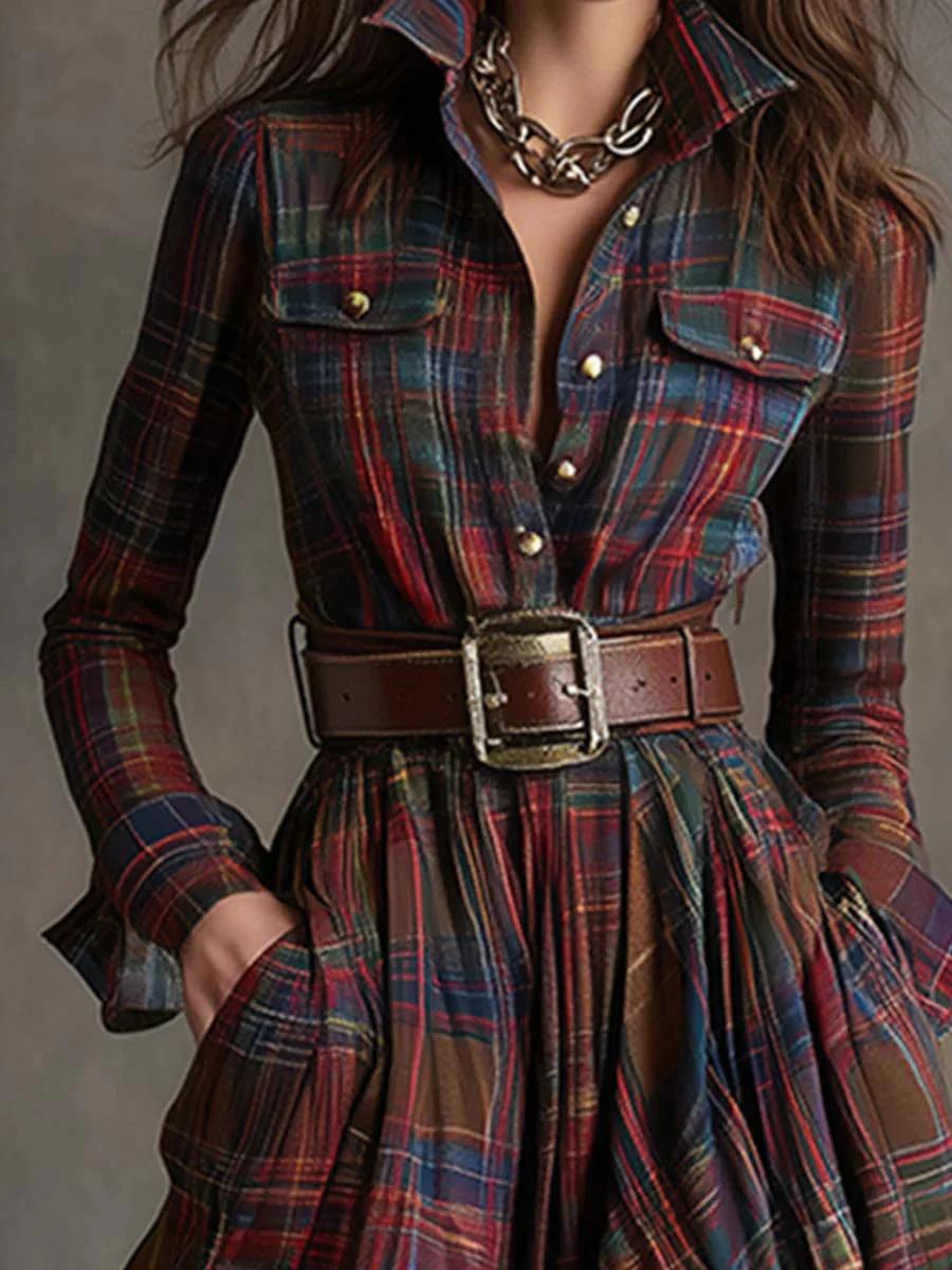 Scarlett - Robe ceinturée