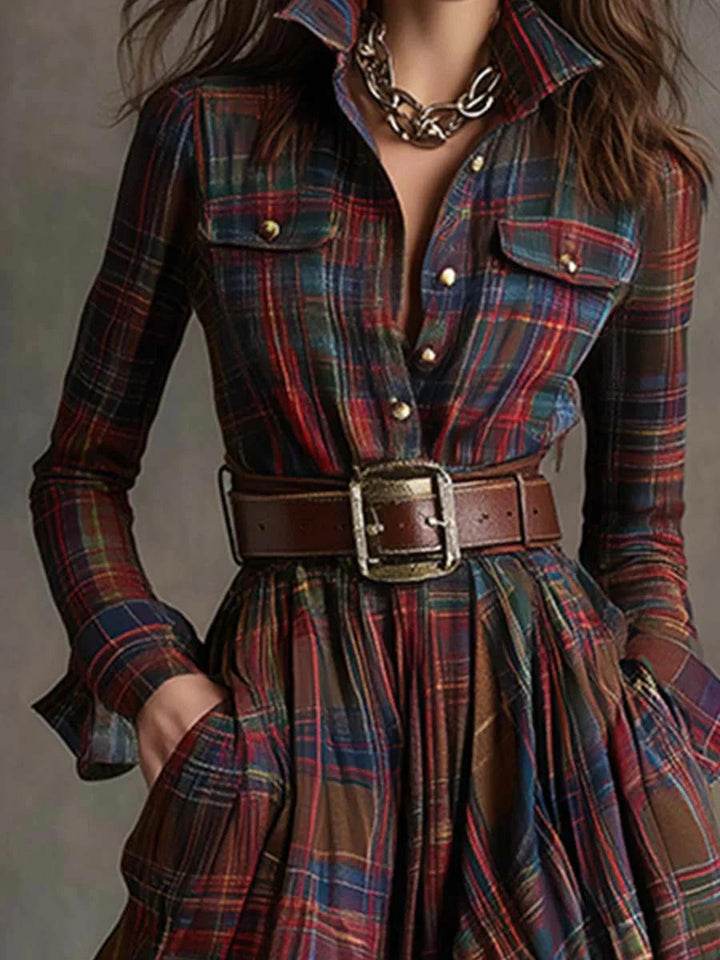 Scarlett - Robe ceinturée