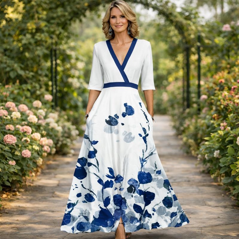 Aimee - Robe maxi élégante