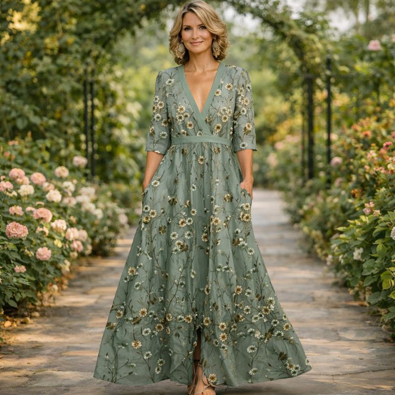 Aimee - Robe maxi élégante