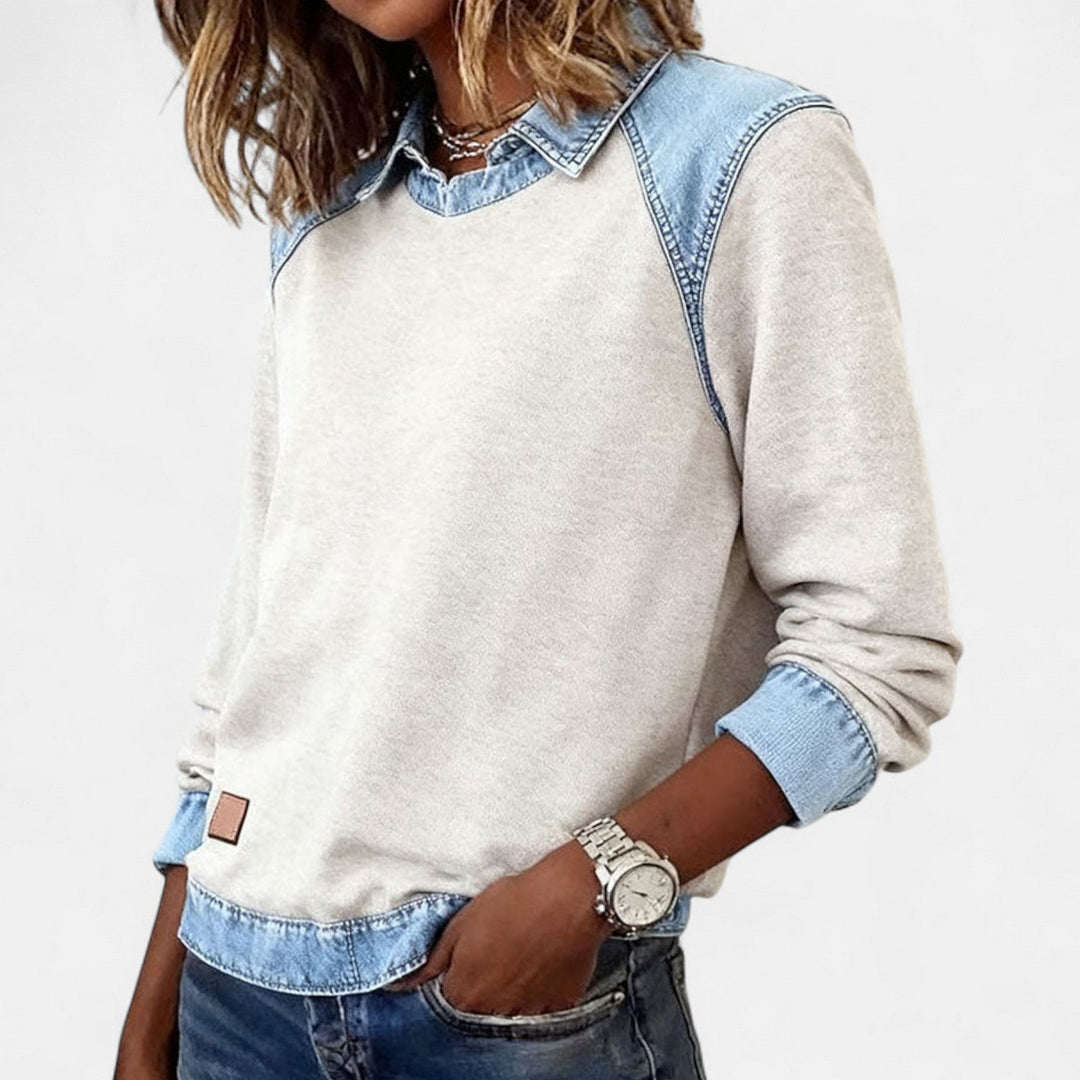 Blouse tendance à manches longues
