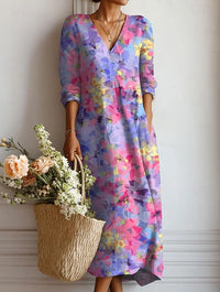 Monique - Robe confortable effet ventre plat